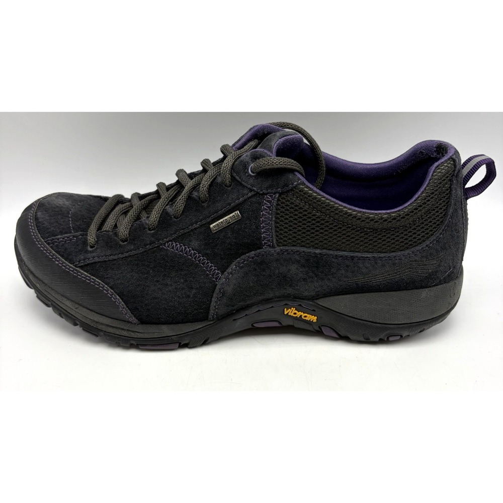 Dansko Paisley Womens 10.5-11 EU 41 Black Leather Walking Hiking Shoes Vibram